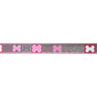 Rogz Yip produženi povodac za štence Roze 8mm - 1/4