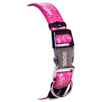 Rogz Trendy klasična ogrlica za štence Pink Bones XS