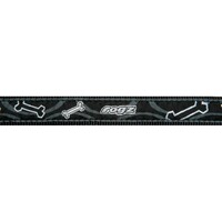 Rogz Special Agent klasična ogrlica Black Bone 40mm - 1 5/8