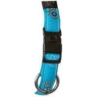 Rogz Beach Bum klasična ogrlica Turq Paw 20mm - 3/4