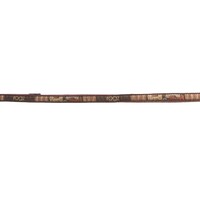 Rogz JellyBean klasična ogrlica Mocha Bone 11mm - 3/8
