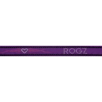 Rogz Special Agent klasična ogrlica Purple Chrome 40mm - 1 5/8