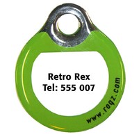 Rogz Instant ID privezak L Lime Bone