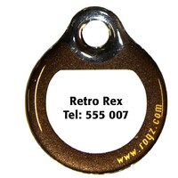 Rogz Instant ID privezak L Bronze Bone
