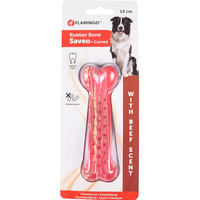 Flamingo Igračka za pse - Saveo koska sa mirisom govedine 13cm