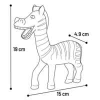 Flamingo Igračka za pse od latexa - Zebra