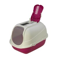 Moderna Mega Comfy-zatvoreni toalet 65.7x49.3x45.7-roze
