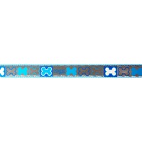 Rogz Reflecto klasična ogrlica za štence Blue 8mm - 1/4