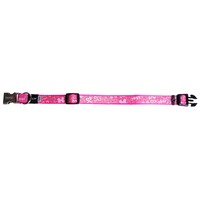 Rogz Trendy klasična ogrlica za štence Pink Bones XS