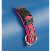 Rogz Armed Response klasična ogrlica Pink Bone 25mm - 1
