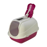 Moderna Mega Comfy-zatvoreni toalet 65.7x49.3x45.7-roze