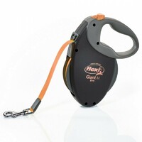 Flexi Giant M tape 8m crno/narandžasta