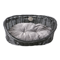 Duvo+ Ležaljka Rustic rattan sa jastukom XS