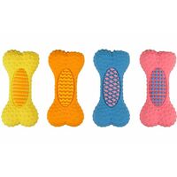 Flamingo Igračka za pse - Gumena kost 13cm 1kom