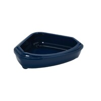 Moderna Corner Tray + Rim - ugaoni otvoreni toalet sa ramom-plava