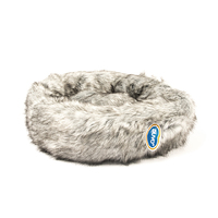 Duvo+ Ležaljka za pse Long Fur 55x30x17cm svetlo sivi