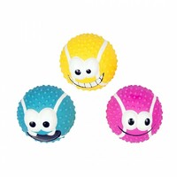 Duvo+ Igračka za pse - Latex Tennis Ball Smiley Mix 1kom
