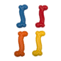 Duvo+ Igračka za pse - Gumena Dental kost 14cm više boja 1kom