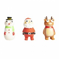 Duvo+ Igračka za pse - Latex Xmas Big Eyes Mix 10cm 1kom