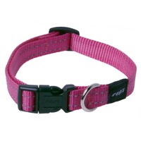 Rogz Snake reflektujuća ogrlica Pink