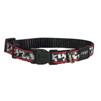 Rogz JellyBean klasična ogrlica Black