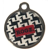 Rogz Metal ID privezak adresar L Hound Dog Black