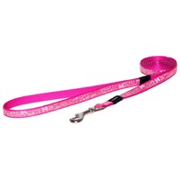 Rogz Trendy produženi povodac za štence Pink Bones S