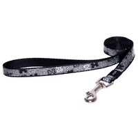 Rogz Trendy produženi povodac za štence Black Bones M