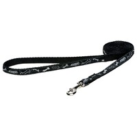 Rogz JellyBean klasičan povodac Black Bone