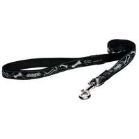 Rogz Beach Bum produženi povodac Black Bone