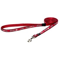 Rogz JellyBean klasičan povodac Red Rogz Bone