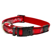 Rogz Armed Response klasična ogrlica Red Rogz Bone 25mm - 1