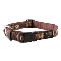 Rogz Armed Response klasična ogrlica Mocha Bone 25mm - 1