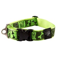 Rogz Special Agent klasična ogrlica Lime Juice 40mm - 1 5/8
