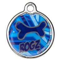 Rogz Metal ID privezak adresar L Navy Zen