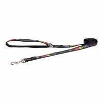 Rogz Klasičan povodac Multi Bone Black M