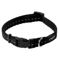 Rogz Firefly reflektujuća ogrlica Crna 11mm - 3/8