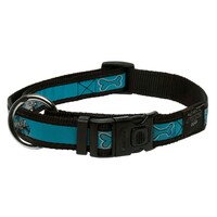 Rogz Armed Response klasična ogrlica Turquoise Chrome 25mm - 1