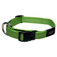 Rogz Lumberjack reflektujuća ogrlica Limun Zelena 25mm - 0.98″