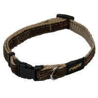 Rogz JellyBean klasična ogrlica Bronze Bone 11mm - 3/8