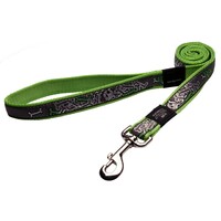 Rogz Armed Response produženi povodac Lime Bone