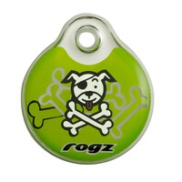 Rogz Instant ID privezak L Lime Bone