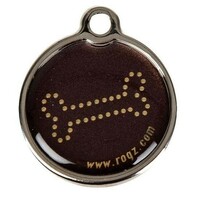 Rogz Metal ID privezak adresar S Bronze Bone