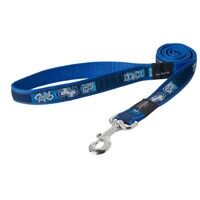 Rogz Scooter produženi povodac Indigo Bones