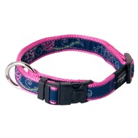 Rogz Armed Response klasična ogrlica Denim Rose 25mm - 1