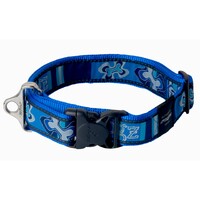 Rogz Special Agent klasična ogrlica Indigo bones 40mm - 1 5/8