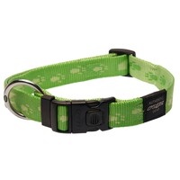 Rogz Everest klasična ogrlica Limun Zelena 25mm - 1
