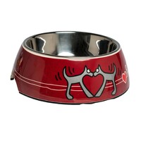 Rogz Činija Bubble Bowlz L Red Heart